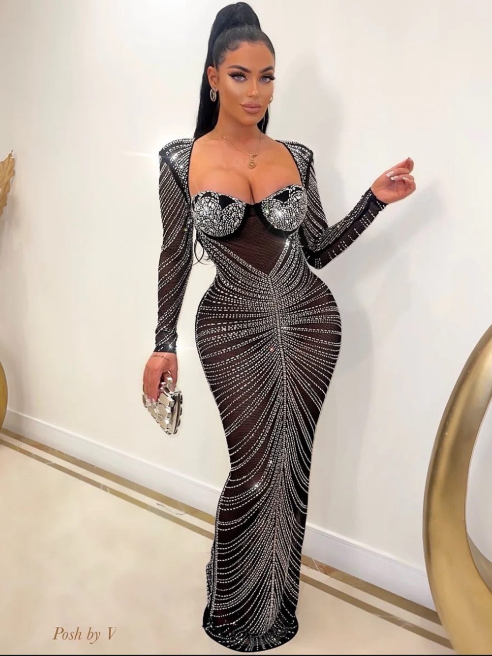 Elysse Crstal Gown